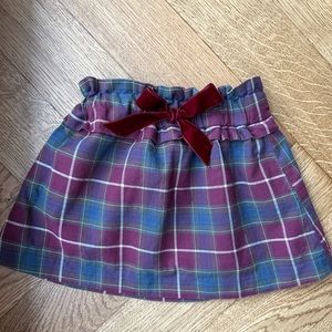 Pepa&Co red tartan skirt